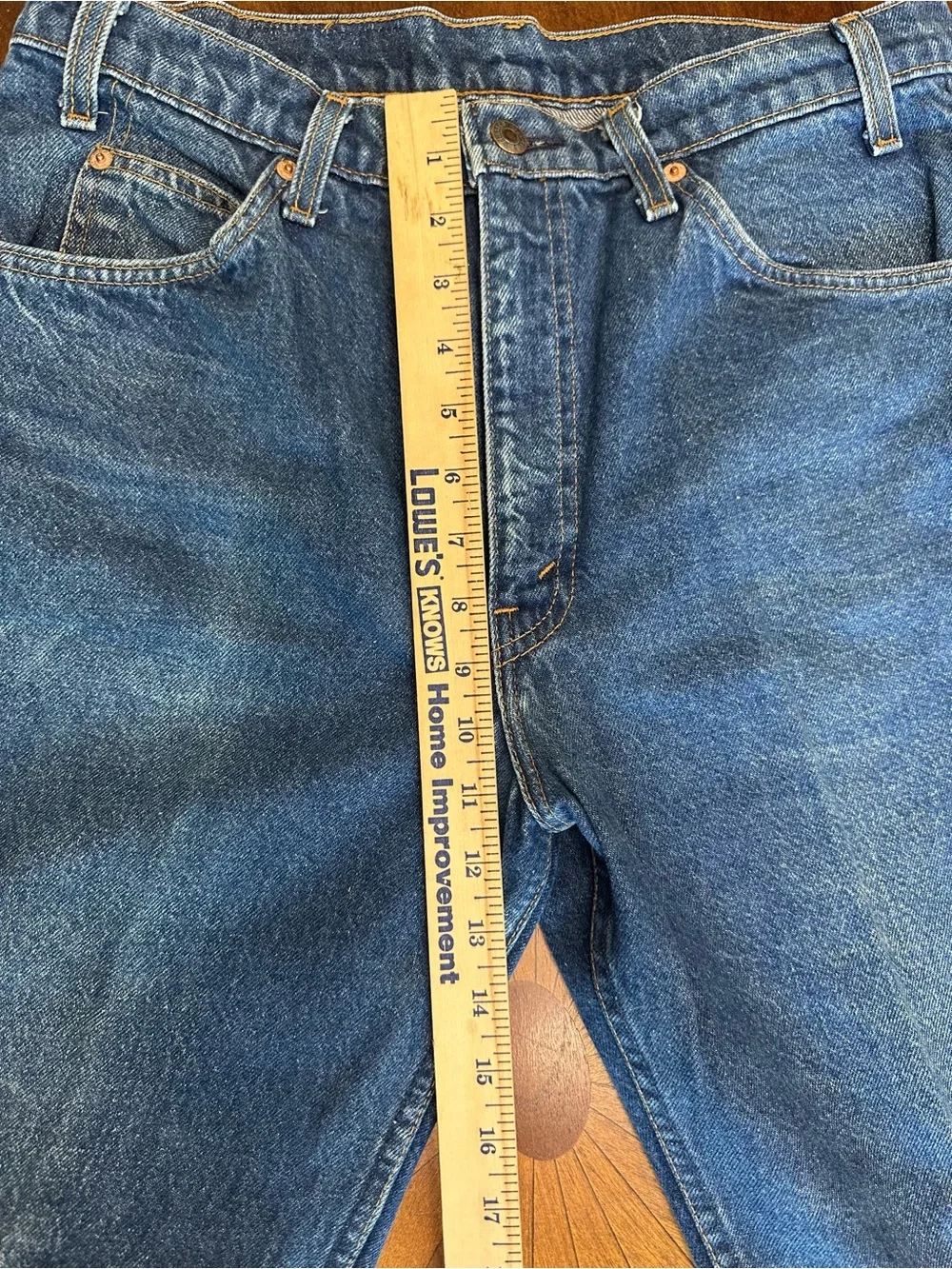 Vintage 1991 Levi's 517 Orange Tab Bootcut Jeans Made in USA Fits W32 L29